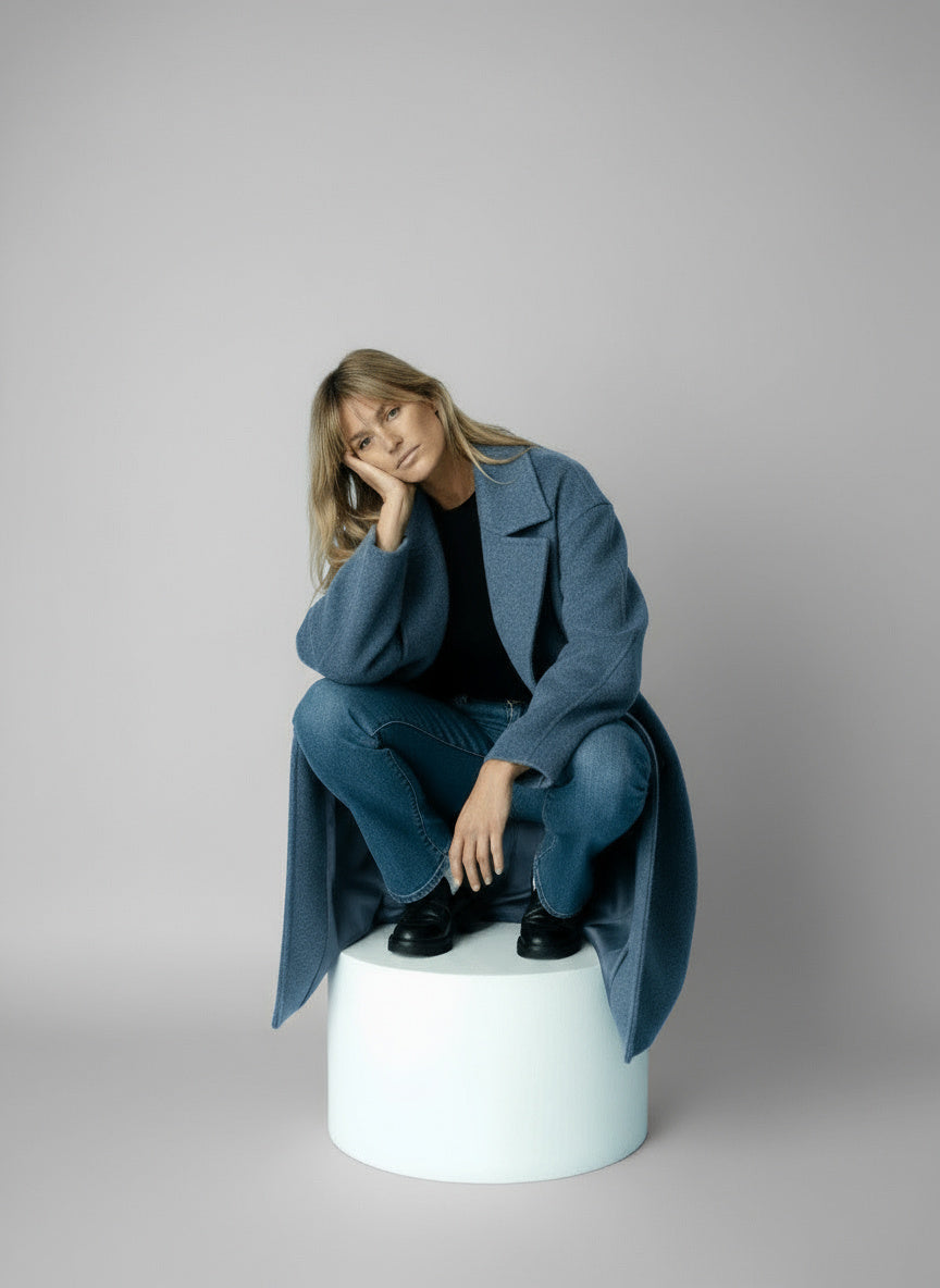 Cotton Harper Coat - Women's in blue