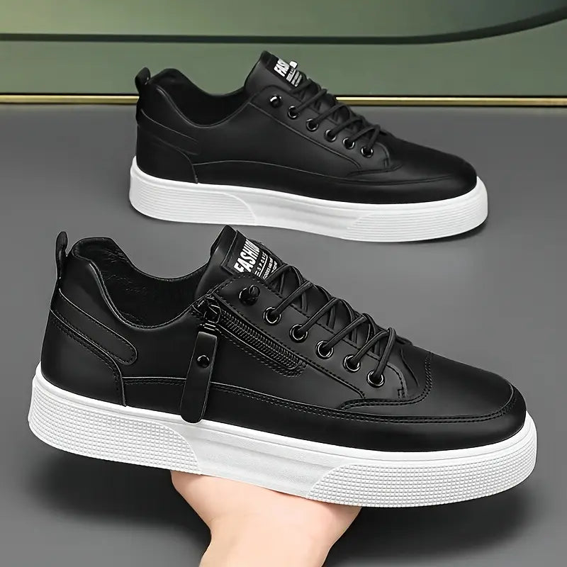 Hudson Leather Sneakers - Men's in white