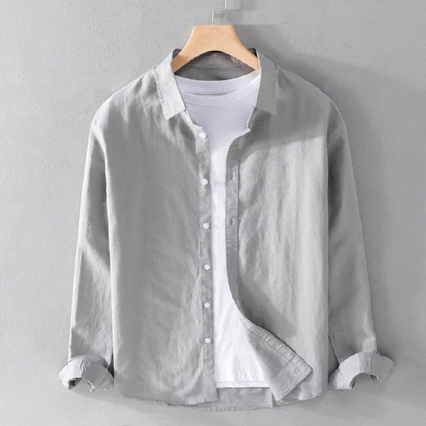Palermo Cotton Shirt - Unisex in navy