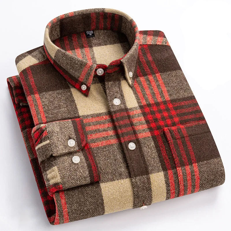 Fletcher Brushed Shirt - Men's in red