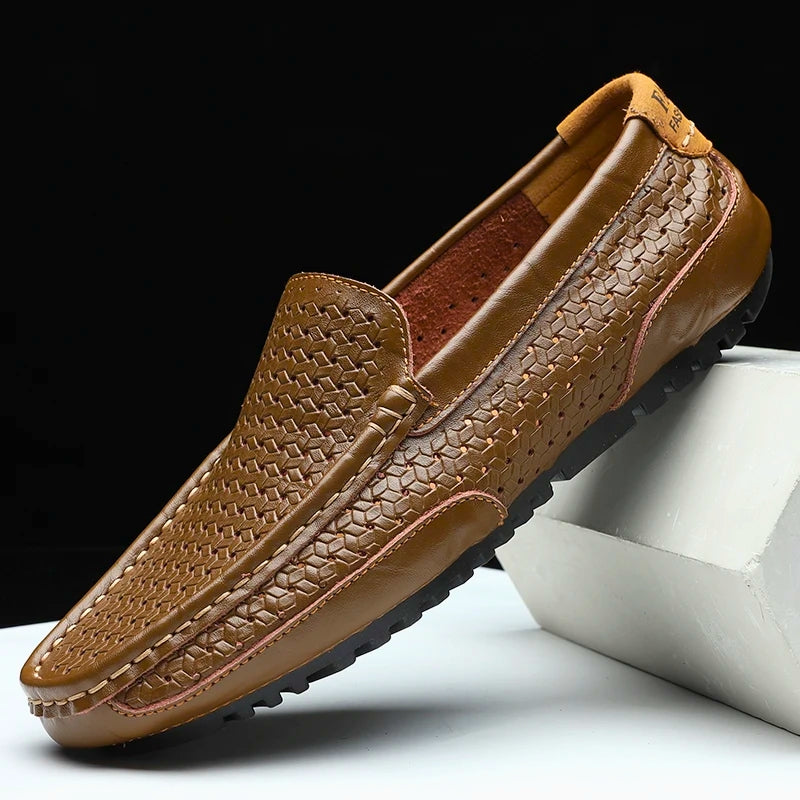 Hutton Leather Loafers - Men's