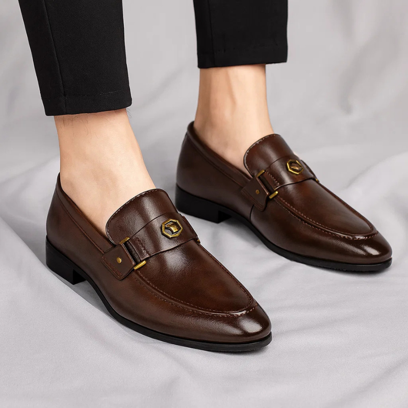 Everton Leather Loafers - Men's in black