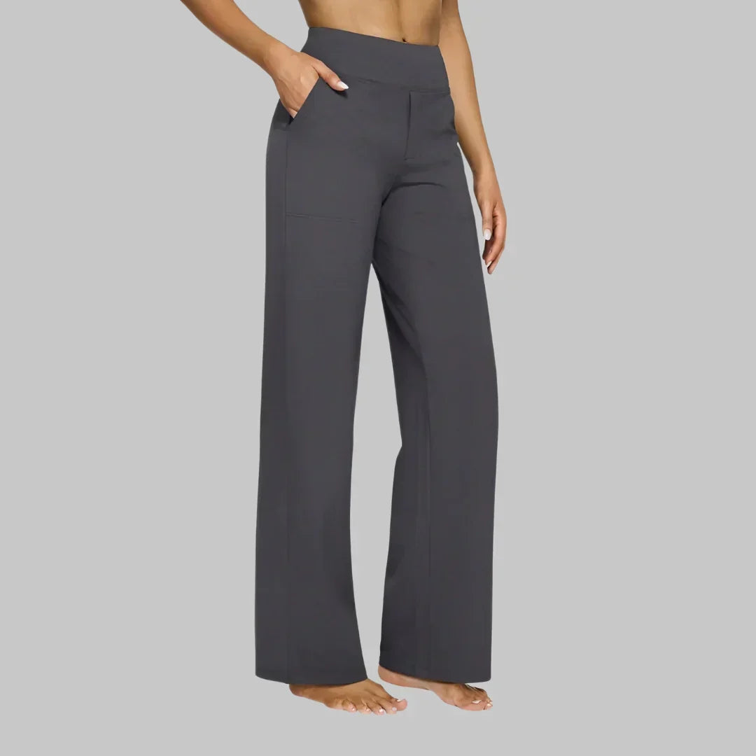 Vivienne Stretch Pants - Unisex in black
