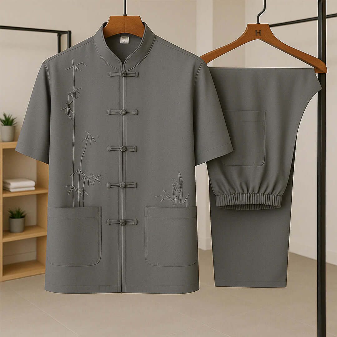 Lawson Silk-Blend Set - Unisex in navy