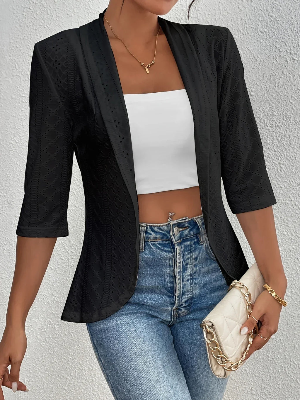 Denim Sasha Kimono - Women's in black