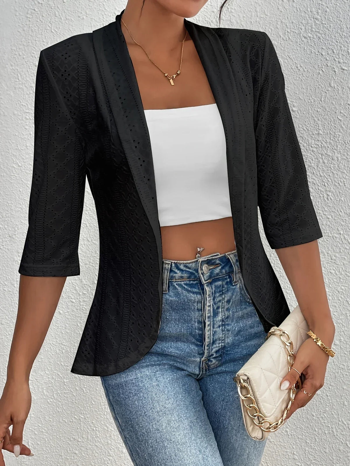 Denim Sasha Kimono - Women's in black