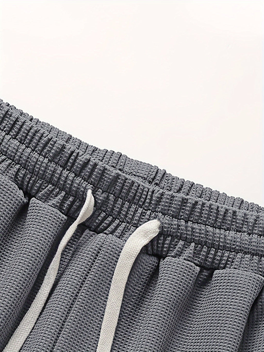 Reeve Waffle Knit Set - Unisex in gray