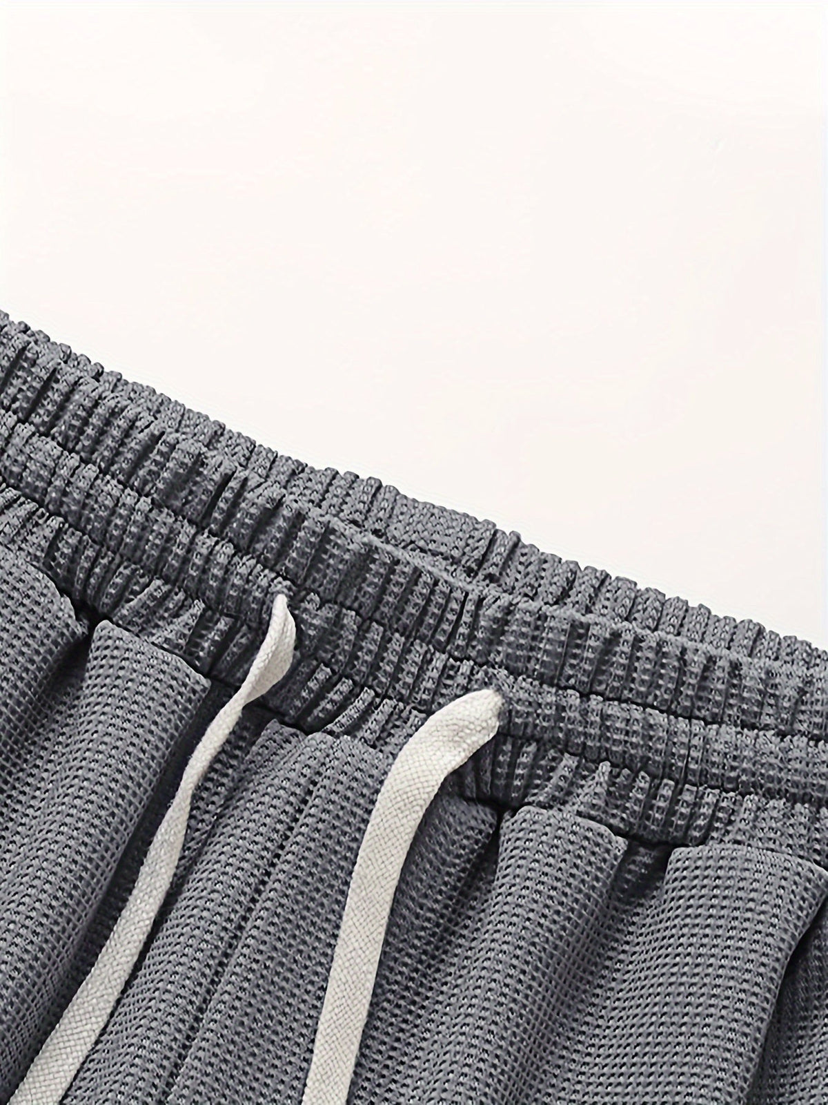 Reeve Waffle Knit Set - Unisex in gray