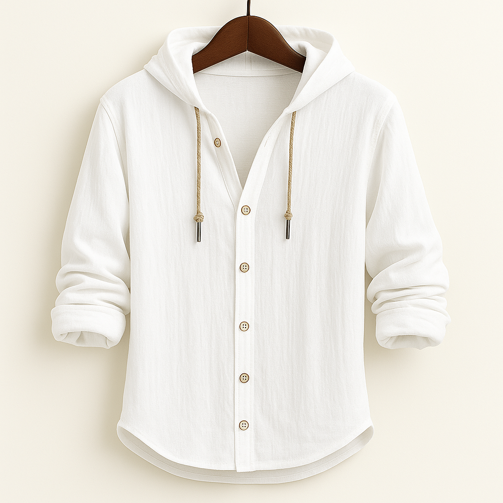 Cotton Briggs Shirt - Unisex in blue