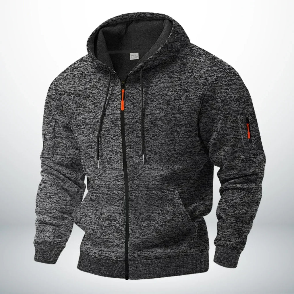 Alistair Zip Fleece Sweater - Unisex in blue