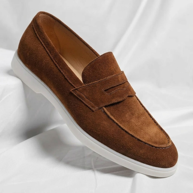 Bancroft Suede Loafers - Men's in green
