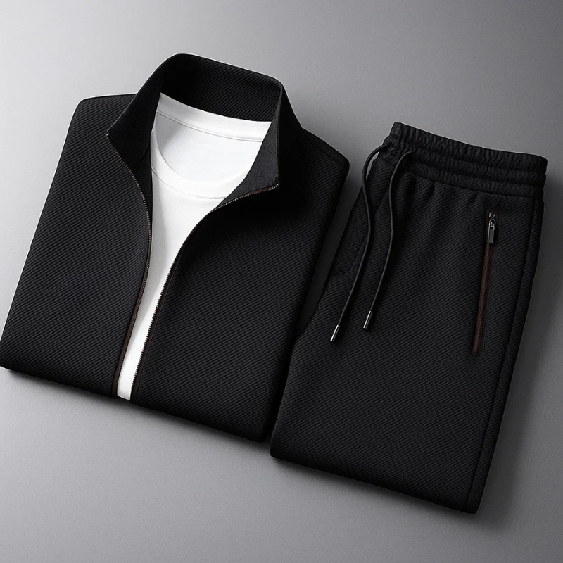 Eldridge Luxe Tracksuit - Men's in black
