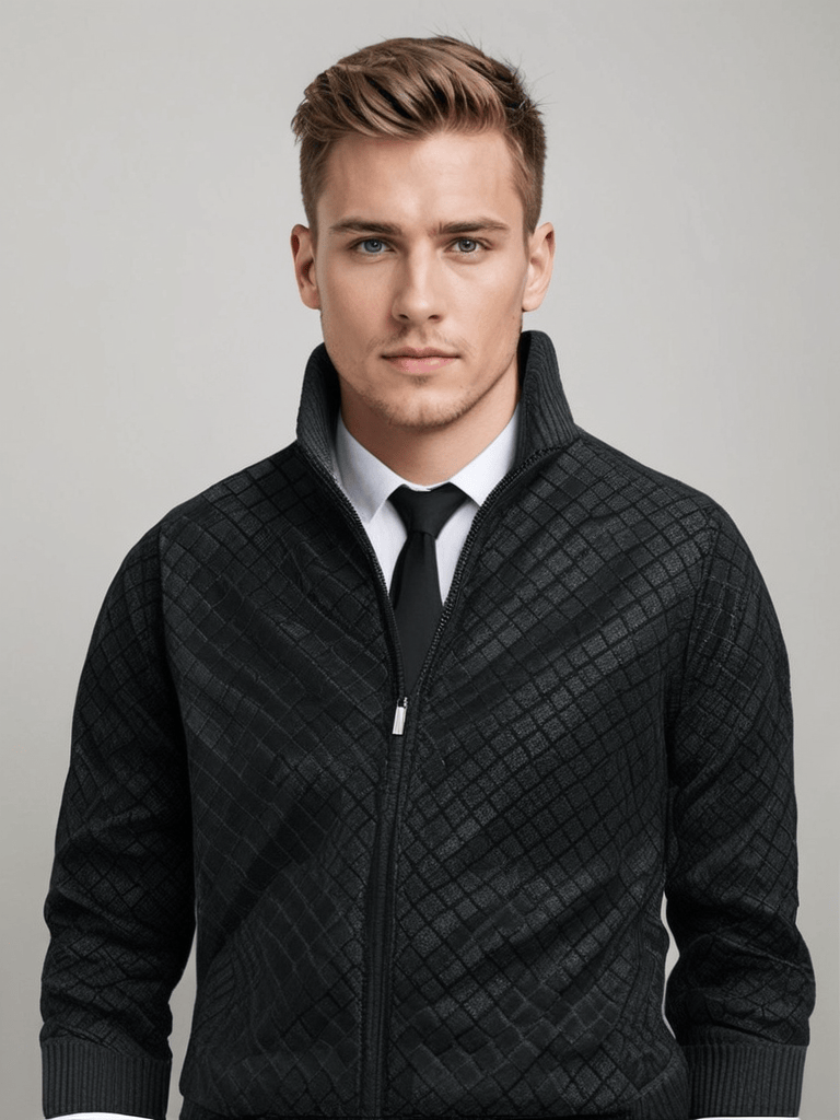 Montem Zip Sweater - Unisex in gray