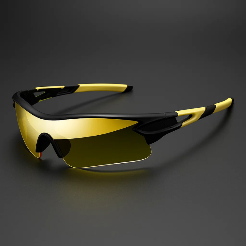 Archer Polarised Sunglasses - Unisex in black dawn