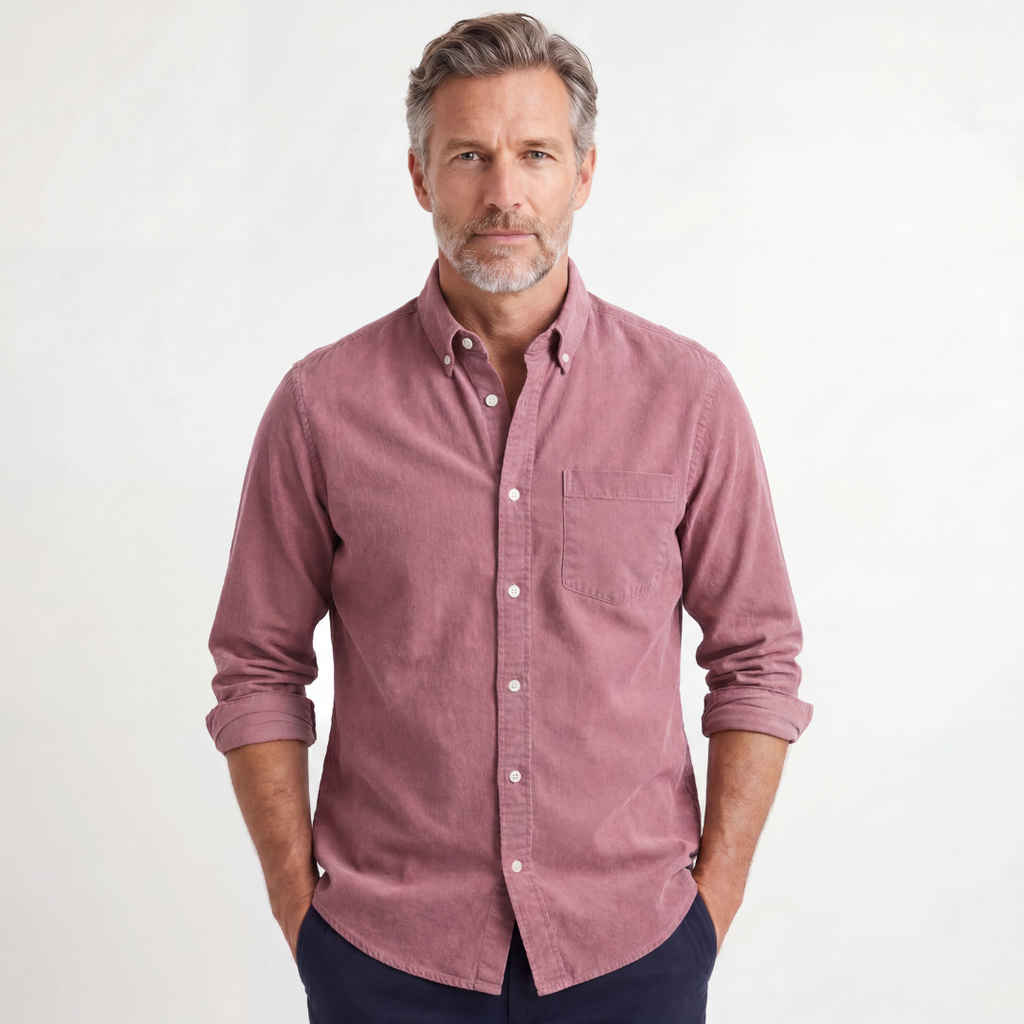 Kensington Chest-Pocket Linen Shirt - Unisex in green