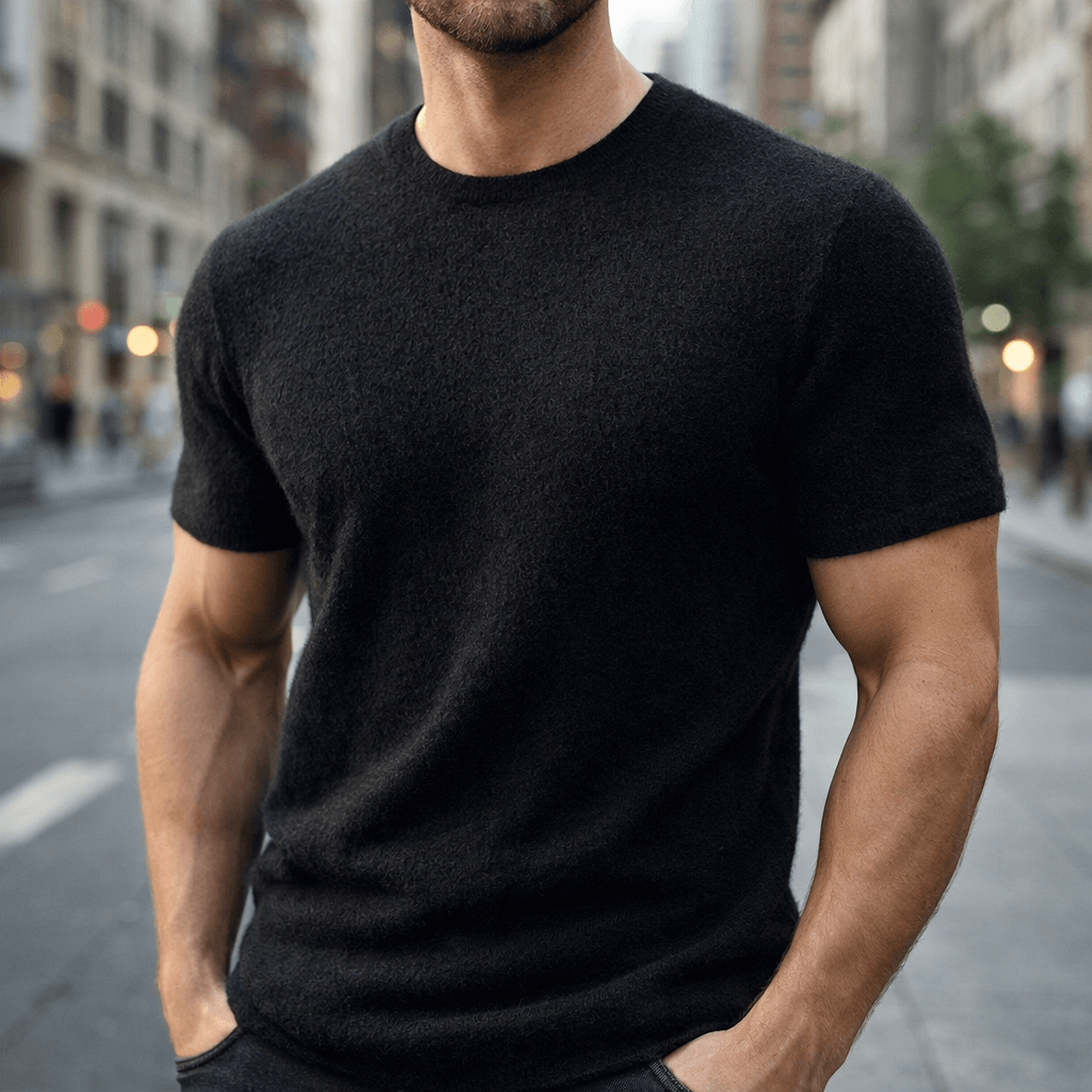 Cassian Cashmere T-Shirt - Unisex in green