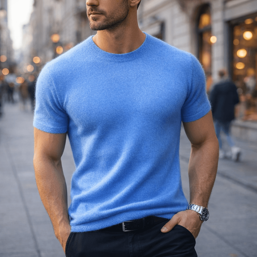 Cassian Cashmere T-Shirt - Unisex in green