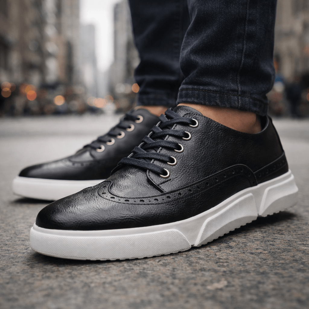 Harrington Leather Sneakers - Men's