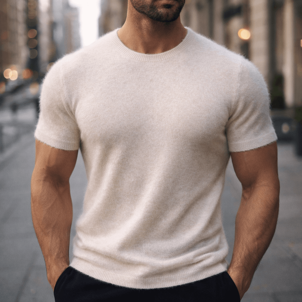 Cassian Cashmere T-Shirt - Unisex in green