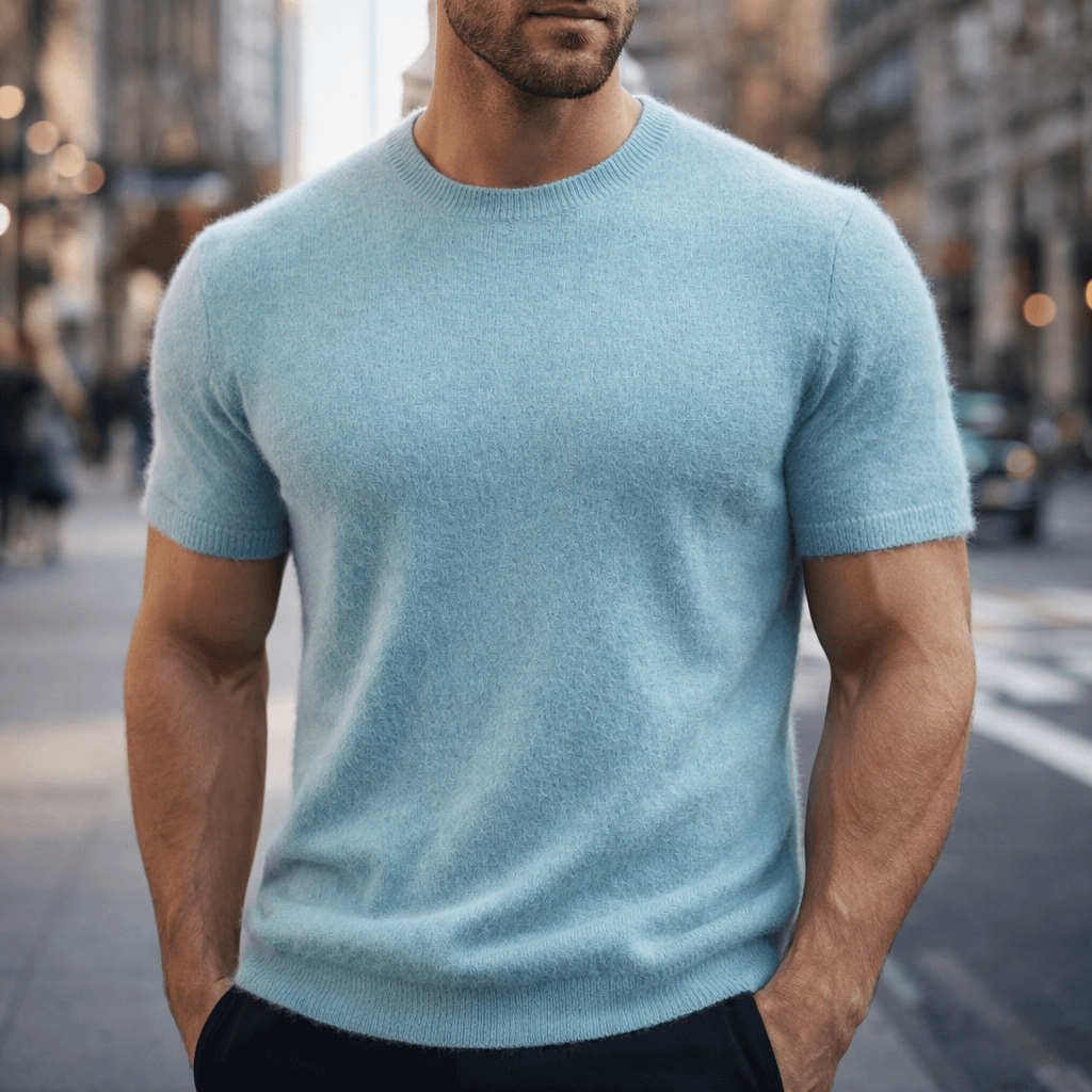 Cassian Cashmere T-Shirt - Unisex in green