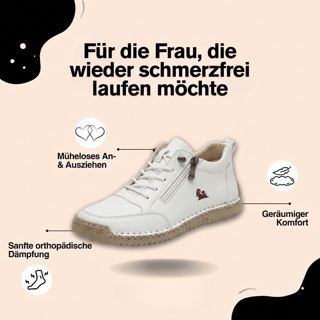 Isla Cushion Sneakers - Women's in khaki
