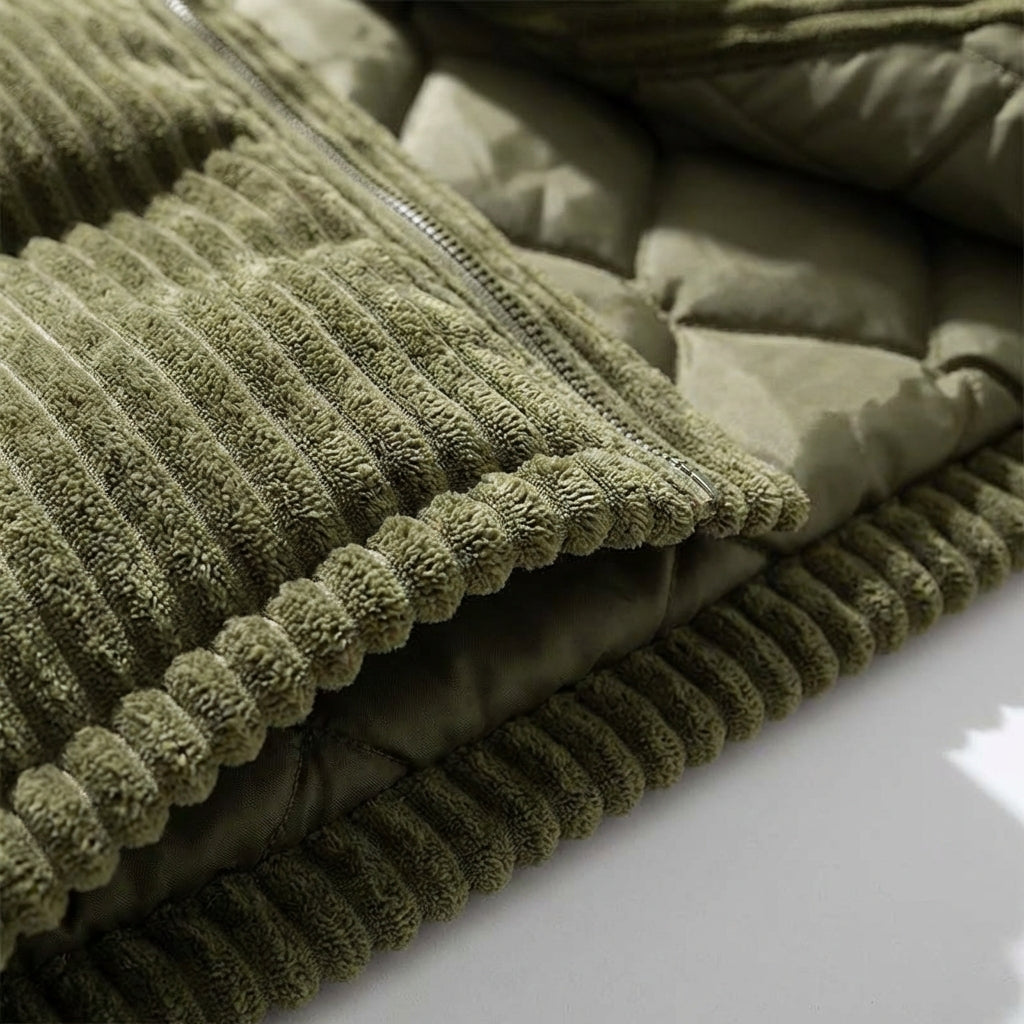 Heritage Corduroy Jacket - Unisex in green