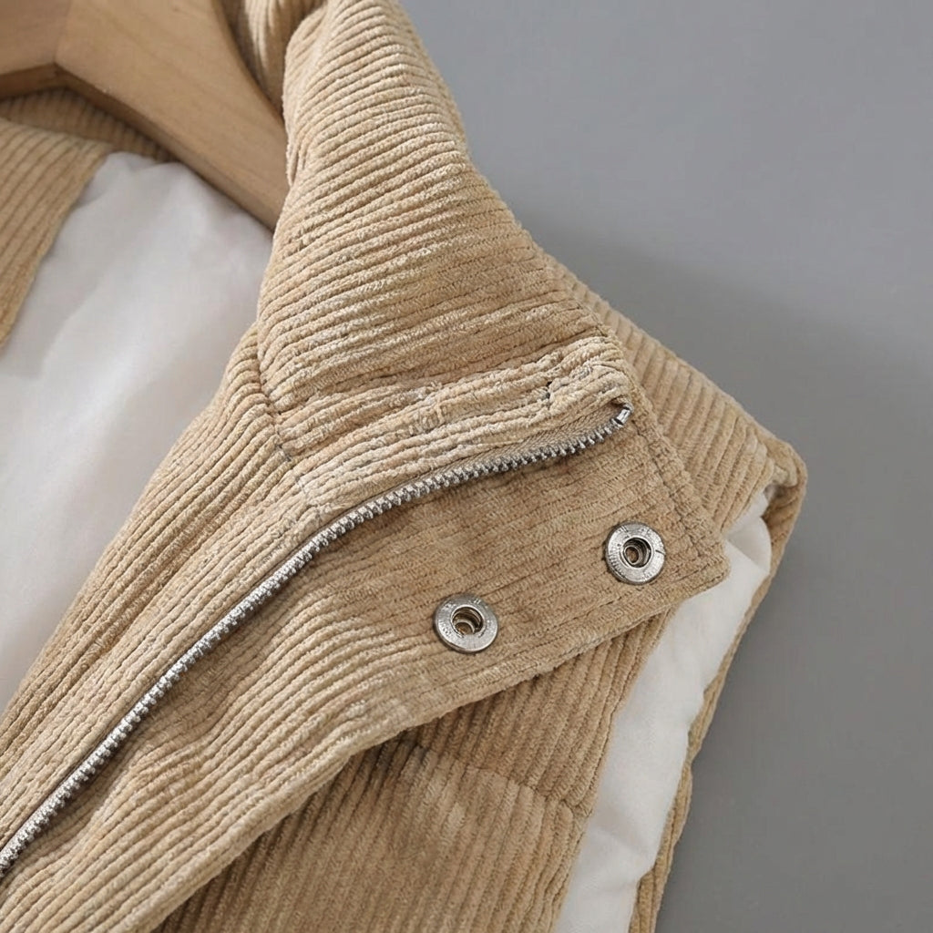 Arden Padded Jacket - Unisex in beige