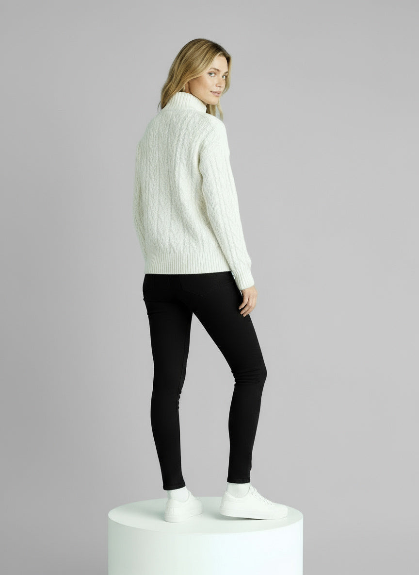 Amy Zip Sweater - Unisex in gray