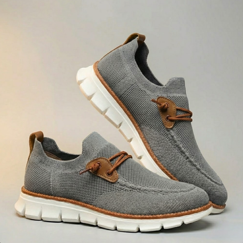 Belmont Air-Knit Sneakers - Men's in khaki