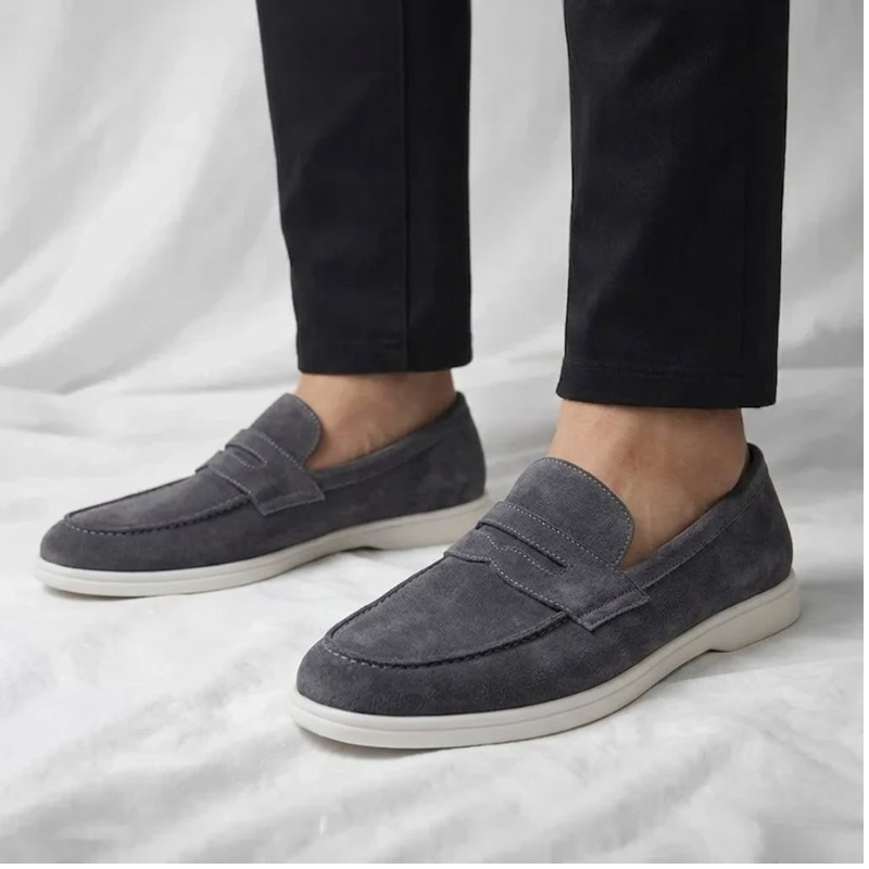 Bancroft Suede Loafers - Men's in green
