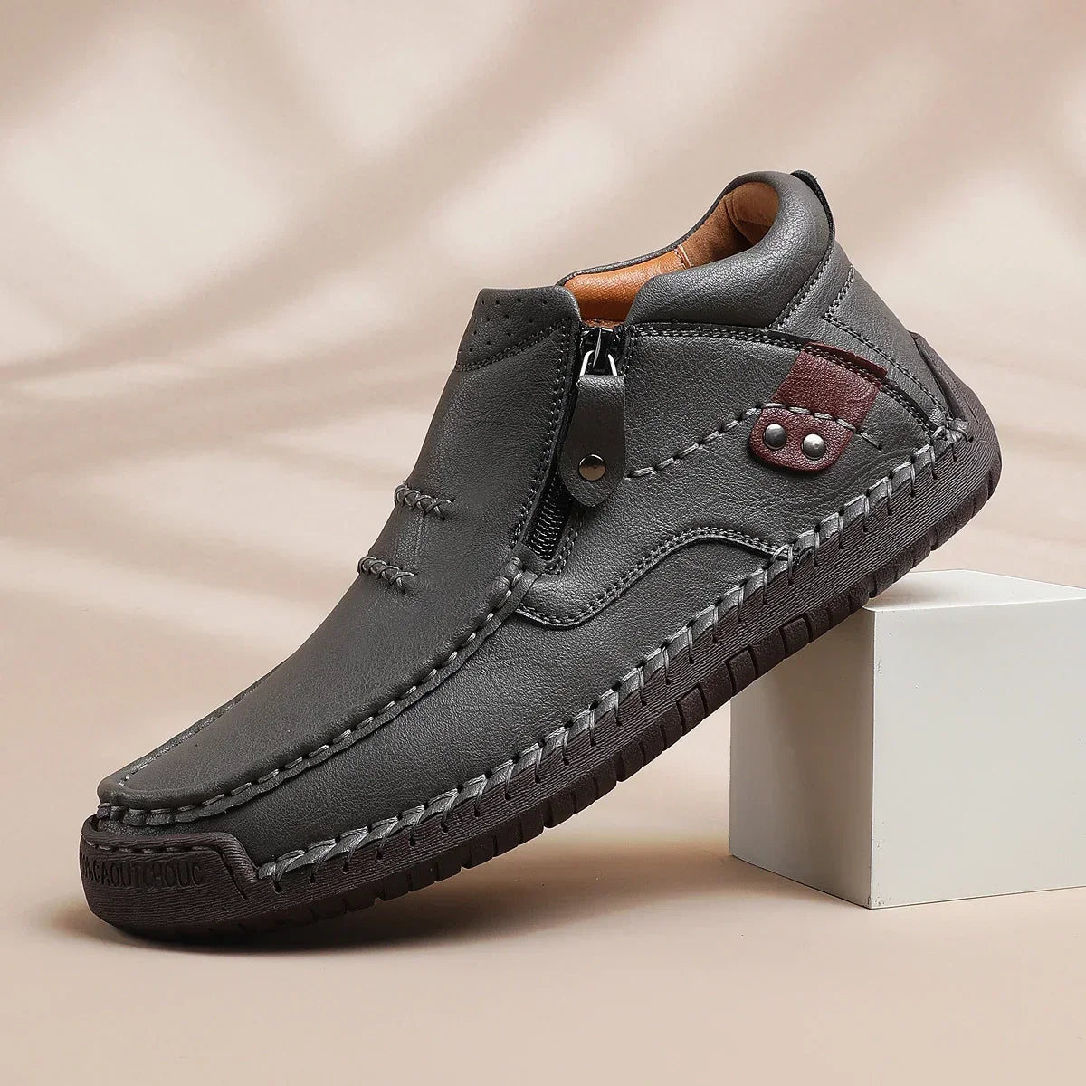 Aldgate Handmade Leather Shoes - Men's in dark brown