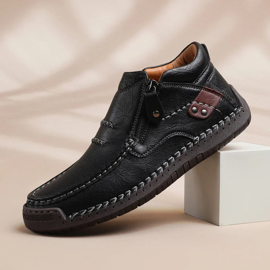 Aldgate Handmade Leather Shoes - Men's in dark brown