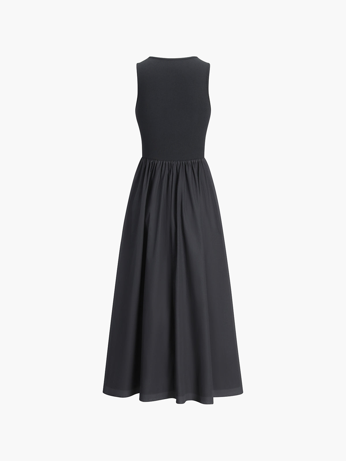Leisure Crew Neck Dress - Women's in black