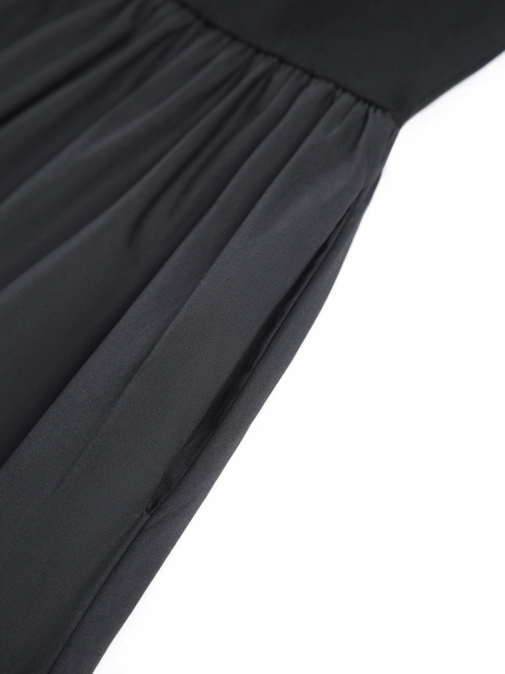 Leisure Crew Neck Dress - Women's in black