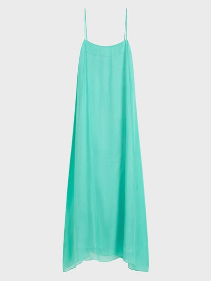 Spaghetti Strap Maxi Dress - Women's in blue