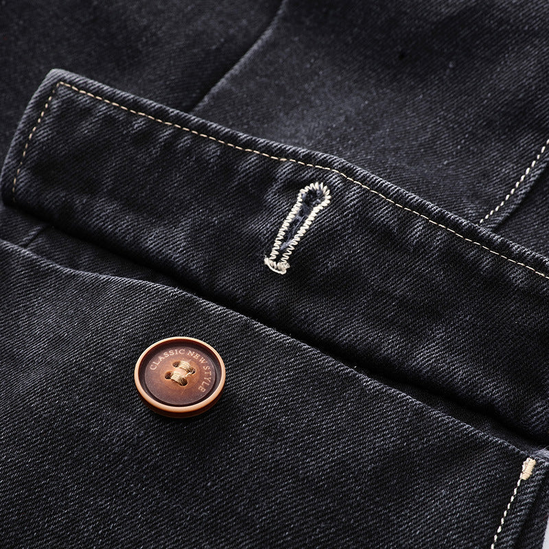 Billy Wilson Denim Jacket - Unisex in black