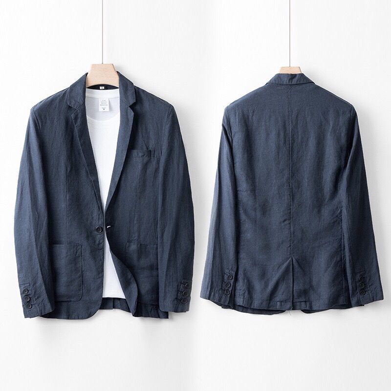 Davenport Linen Set - Unisex in gray
