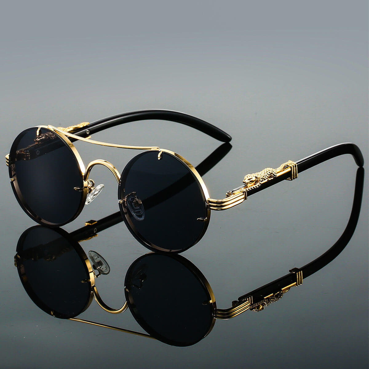Orion Retro Sunglasses - Unisex in black