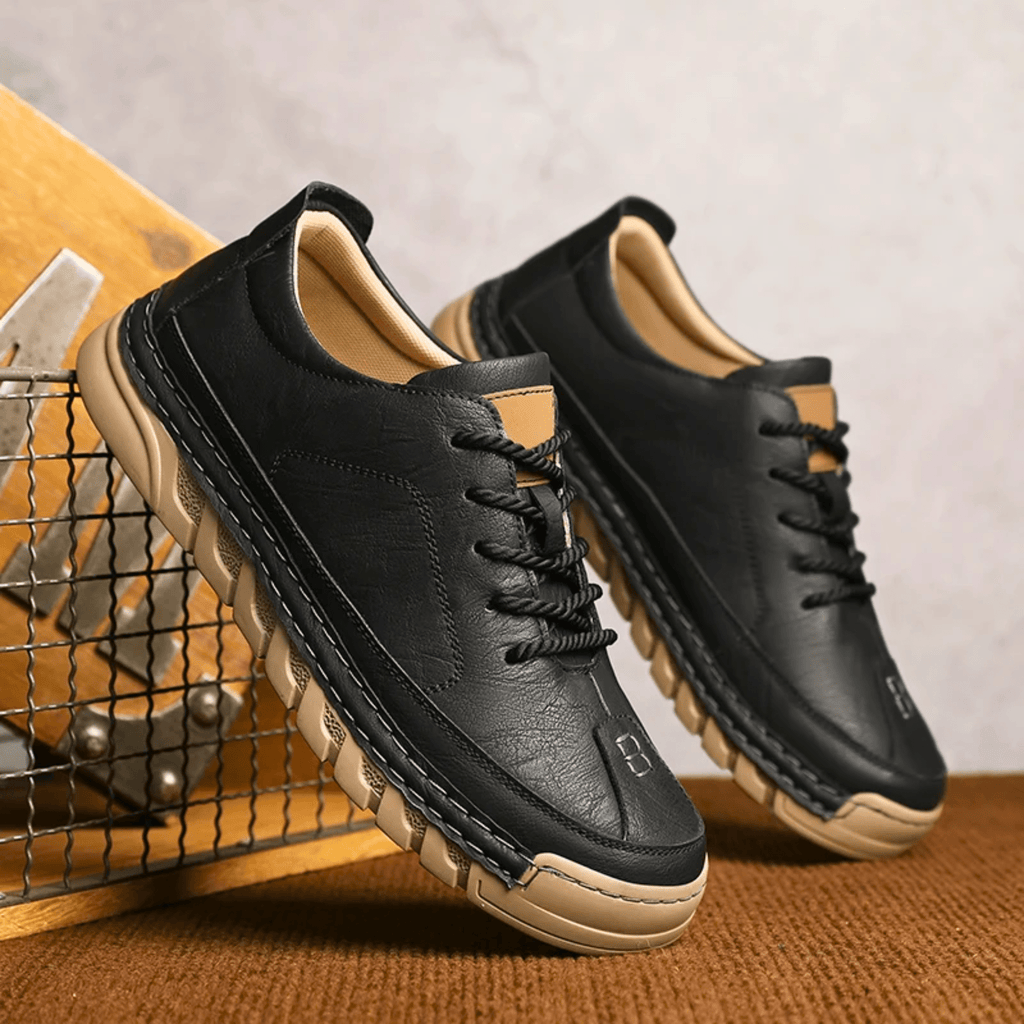 Easton Leather Sneakers - Men's in brown
