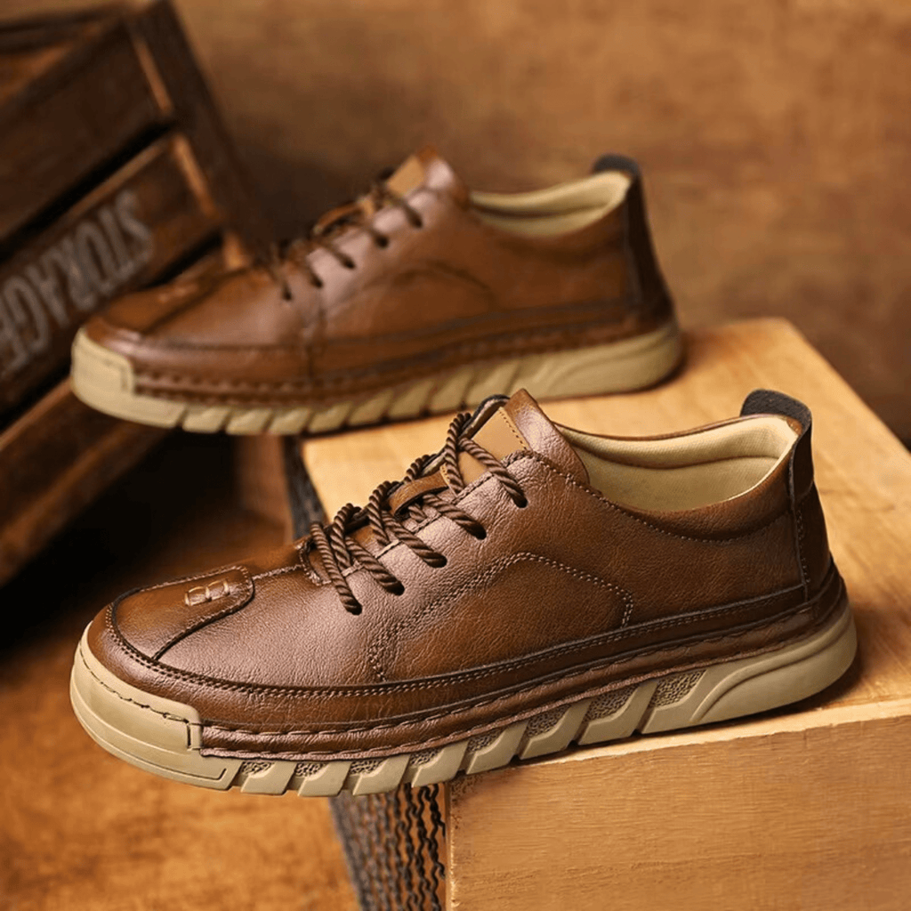 Easton Leather Sneakers - Men's in brown
