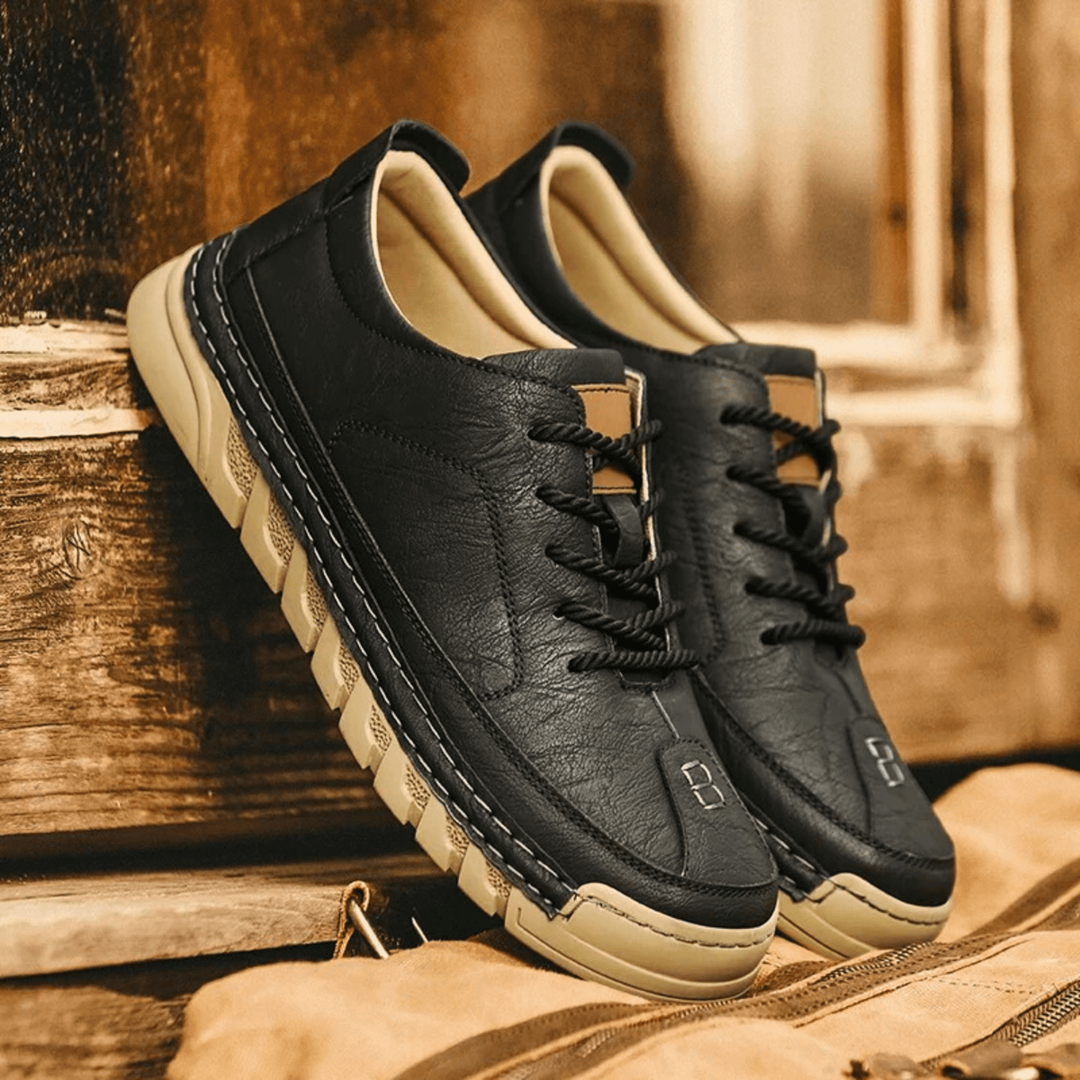 Easton Leather Sneakers - Men's in brown