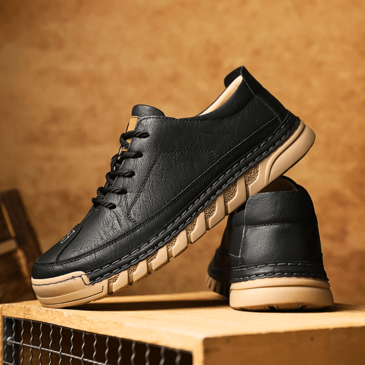 Easton Leather Sneakers - Men's in brown