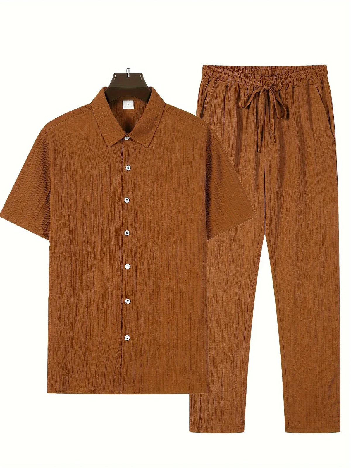 Elias Striped Set - Unisex in brown