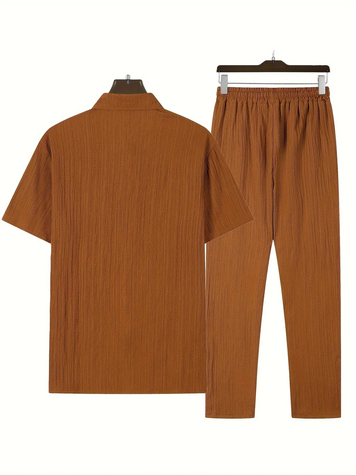 Elias Striped Set - Unisex in brown