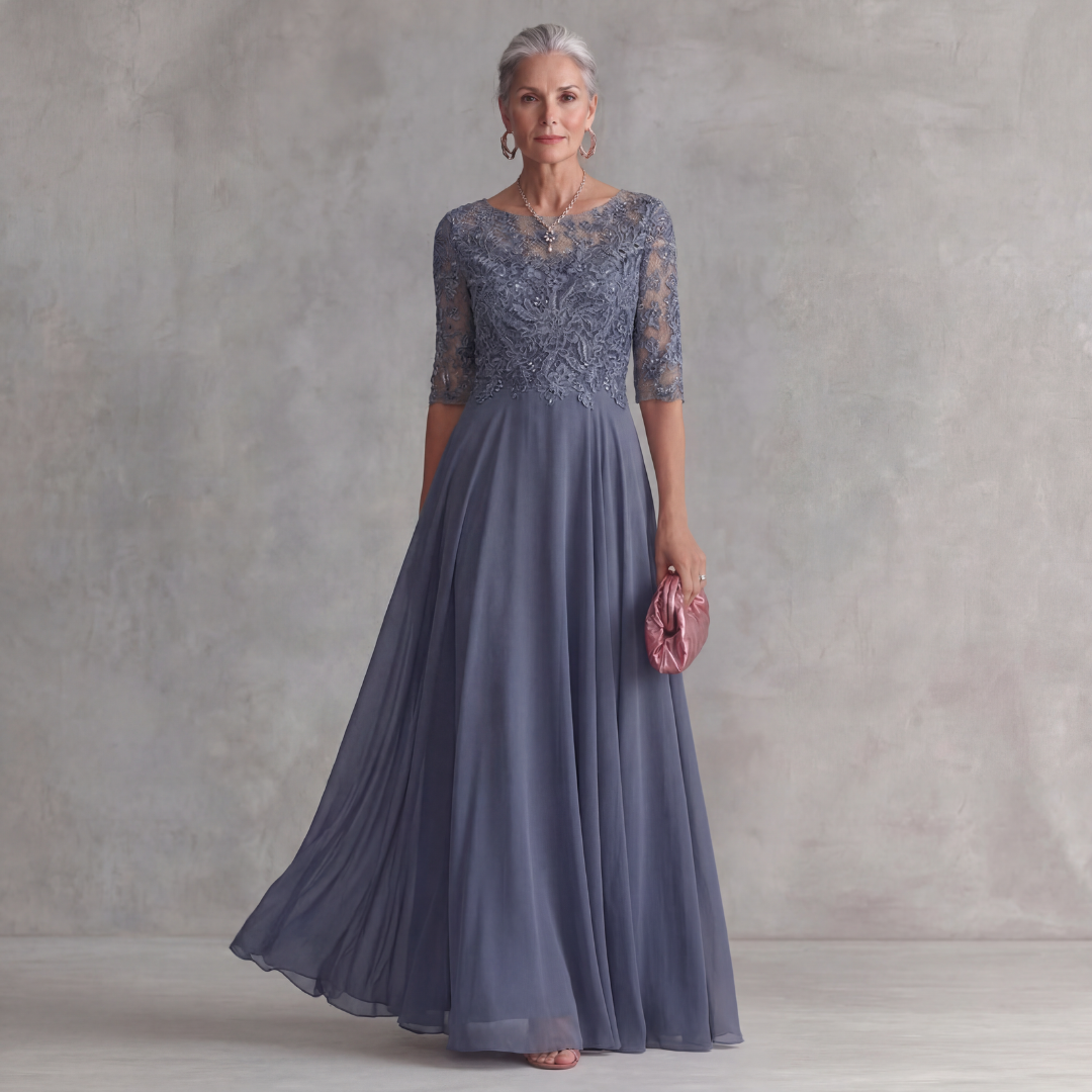 Arlo Flowing Midi Dress - Women's in blue