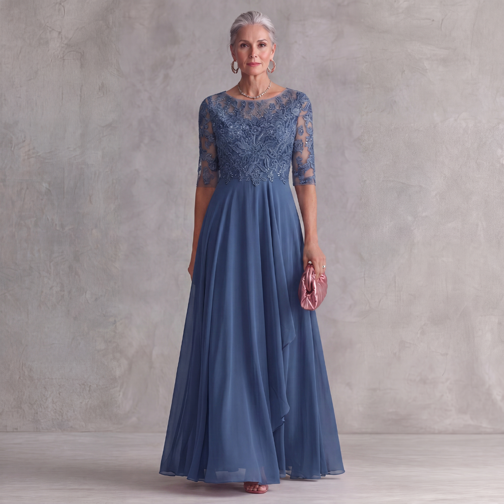 Arlo Flowing Midi Dress - Women's in blue