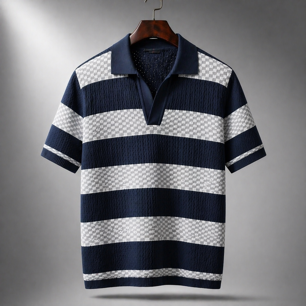 Sutton Knitted Polo - Men's in brown