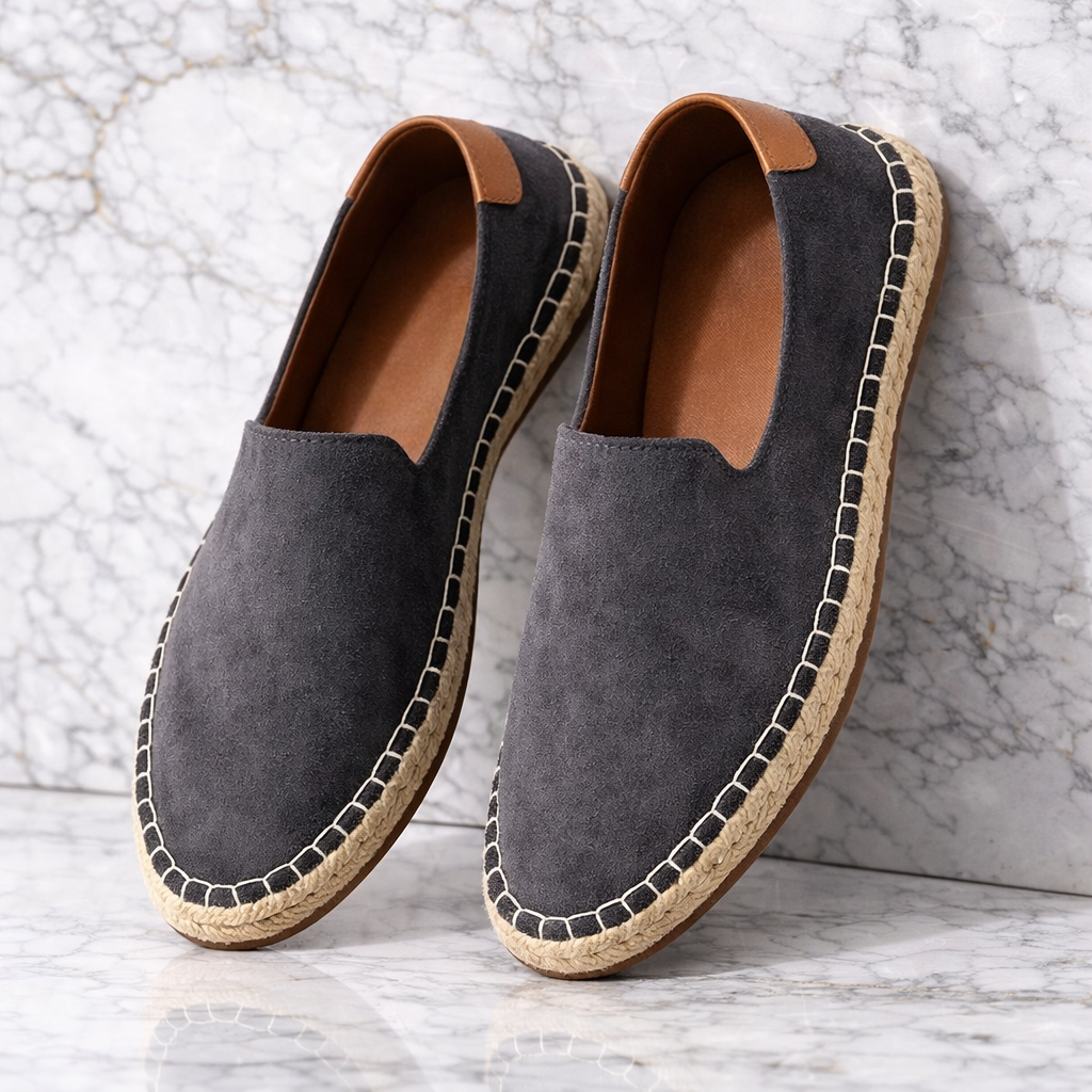 Marlon Leather Loafers - Men's in blue