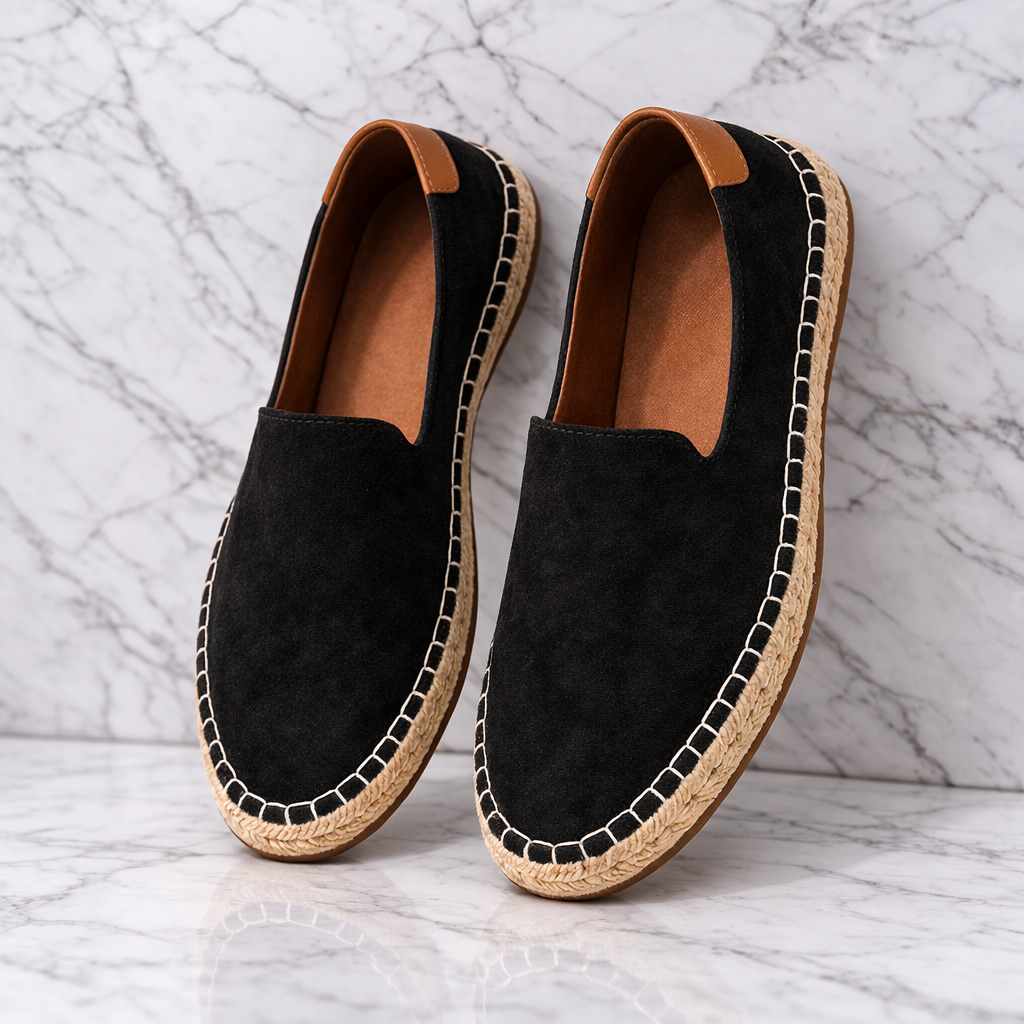 Marlon Leather Loafers - Men's in blue