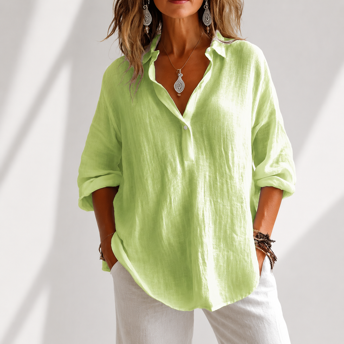 Kensington Cotton Blouse - Women's in purple